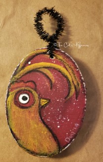 Golden Rooster ornament